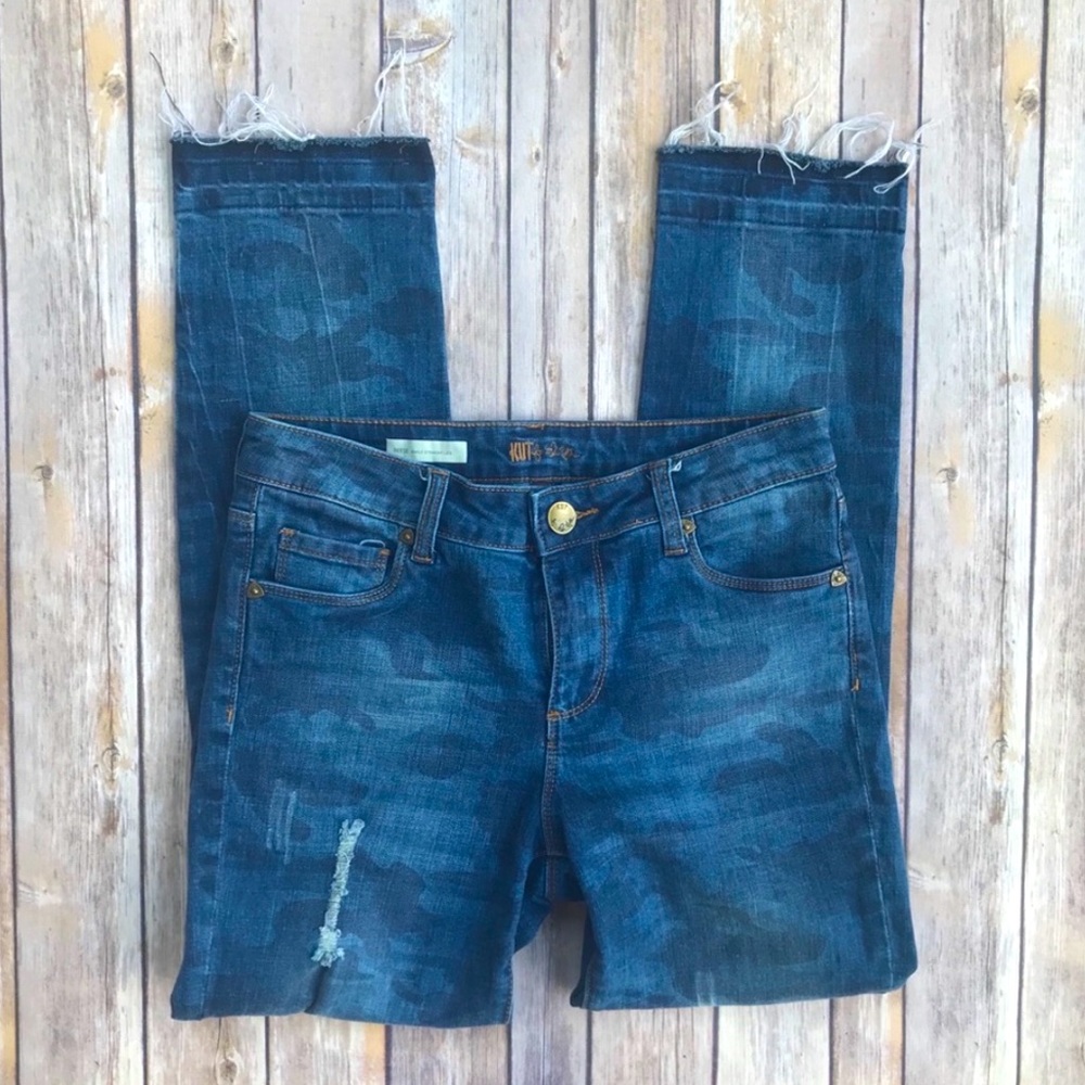 Kut from the Kloth Distressed Ankle Jeans